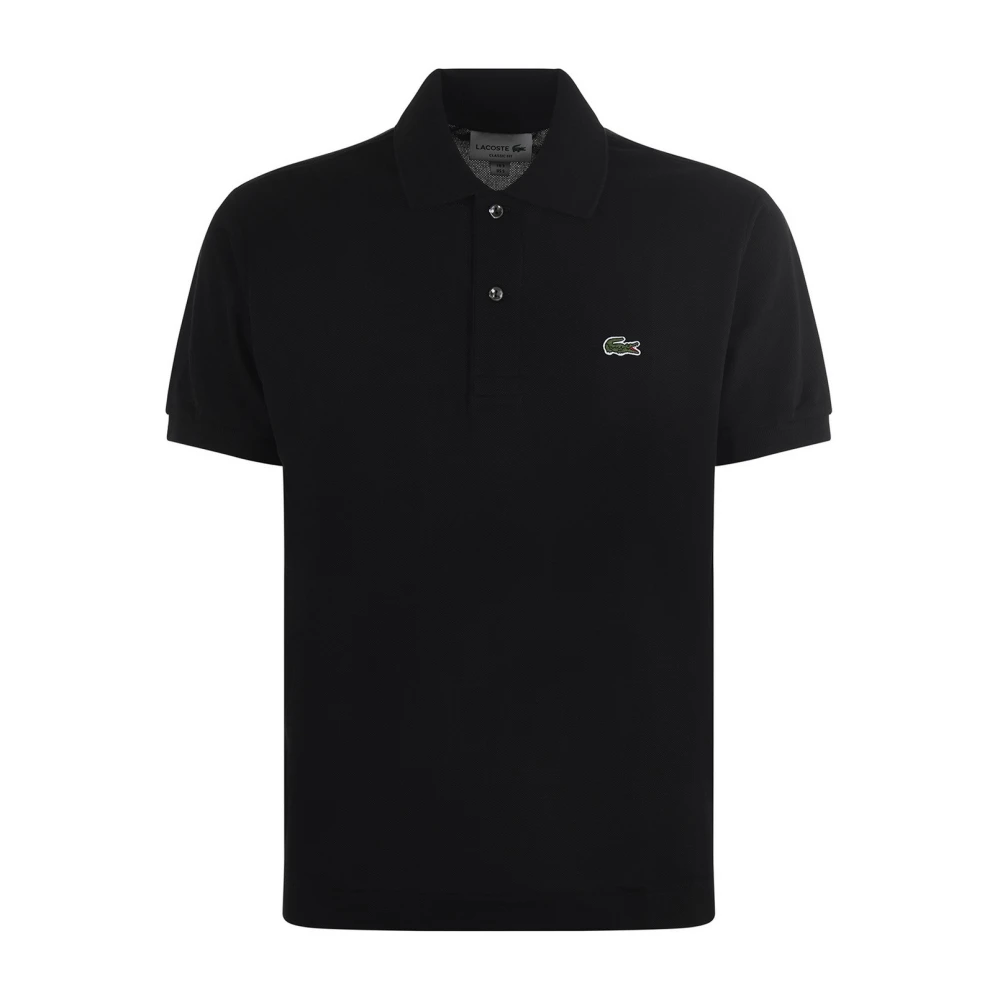 Lacoste Men's Black Polo Shirts,, T-Shirts And Polos Medium