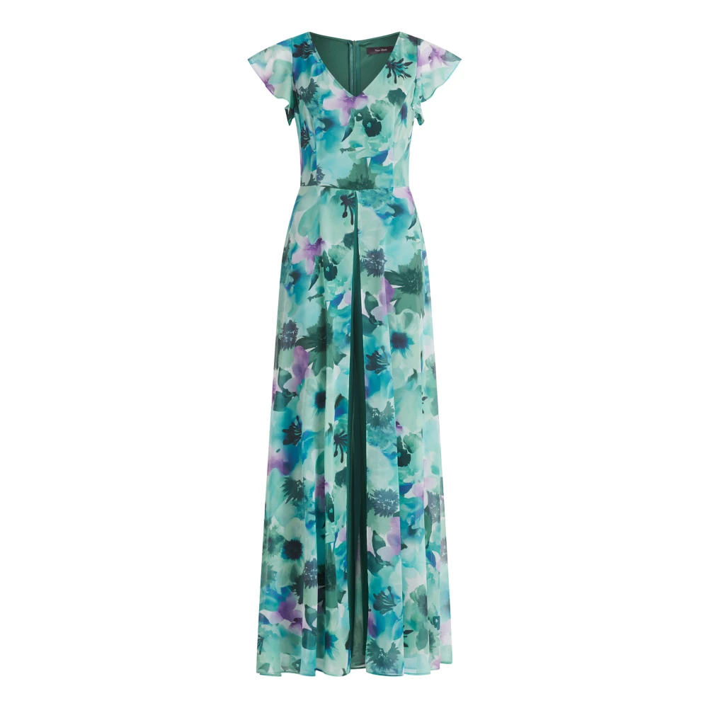 Vera Mont Korte Mouw Jumpsuit Green Dames