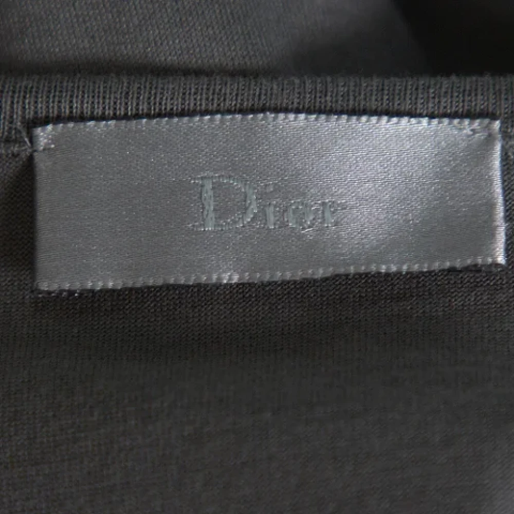Dior Vintage Pre-owned Cotton tops Gray Dames