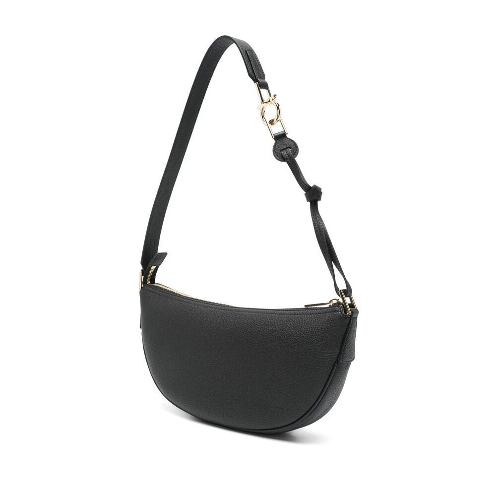 Salvatore Ferragamo Zwarte Schoudertas met Toprits Black Dames