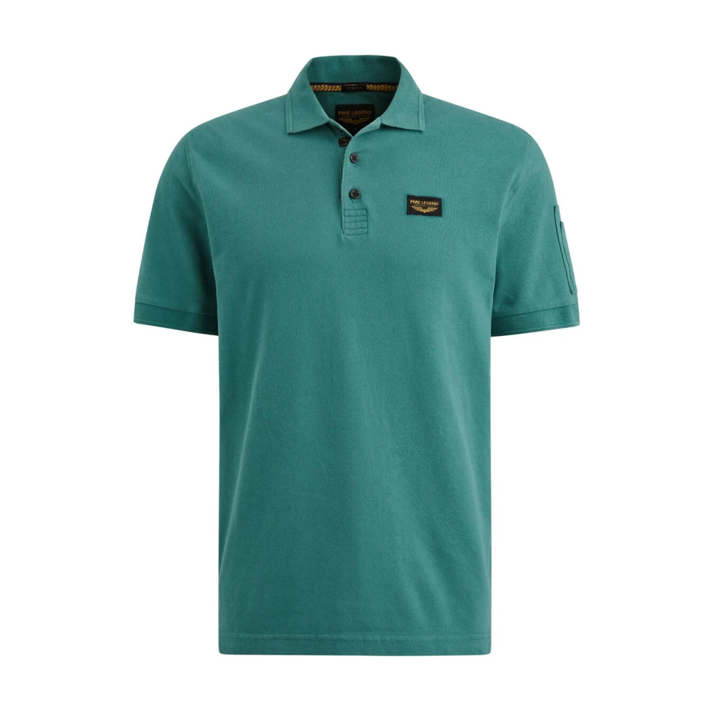 PME Legend Korte Mouw Polo Trackway Polo Green Heren