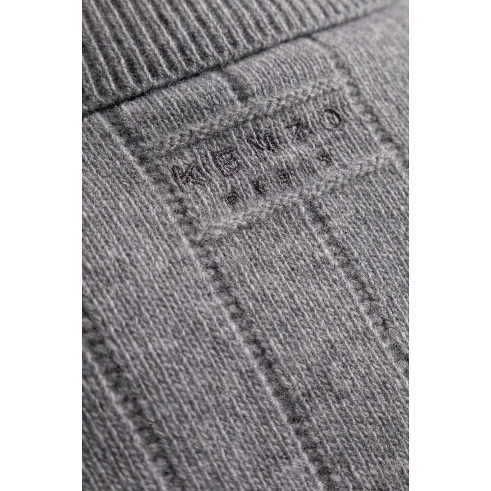 Kenzo Wollen vest Gray Dames