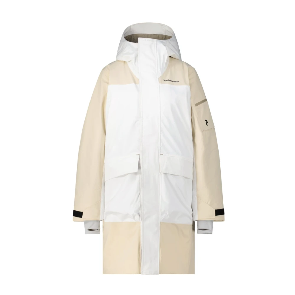 Peak Performance Tweekleurige parka voor skiën White Dames