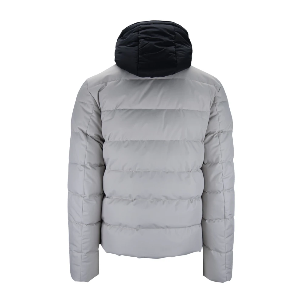 Fay Heren Gewatteerde Jas met Capuchon Gray Heren