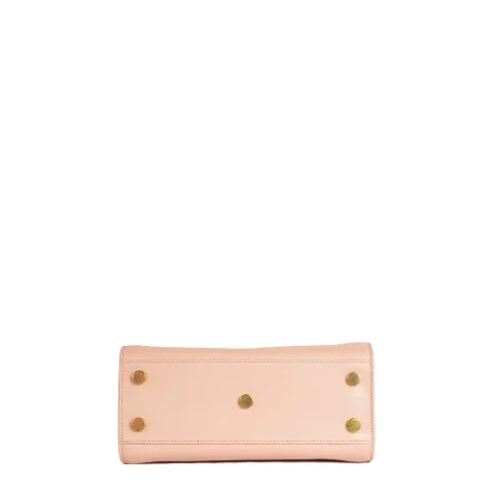 Yves Saint Laurent Vintage Pre-owned Leather handbags Pink Dames