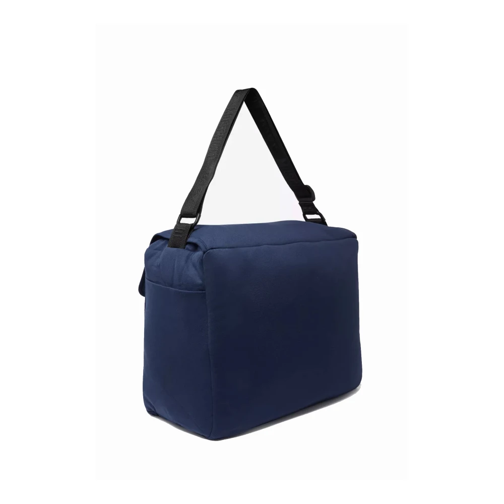 Moschino Blauwe Katoenen Verzorgingstas met Teddybeer Blue Unisex