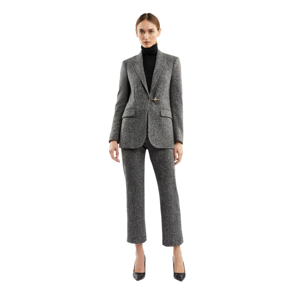 Fay Grijze Wol Knoopjasje Gray Dames