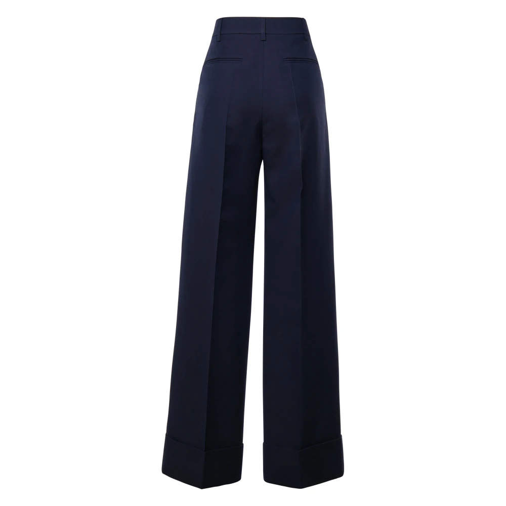Valentino Garavani Blauwe Broek Pantalone Blue Dames