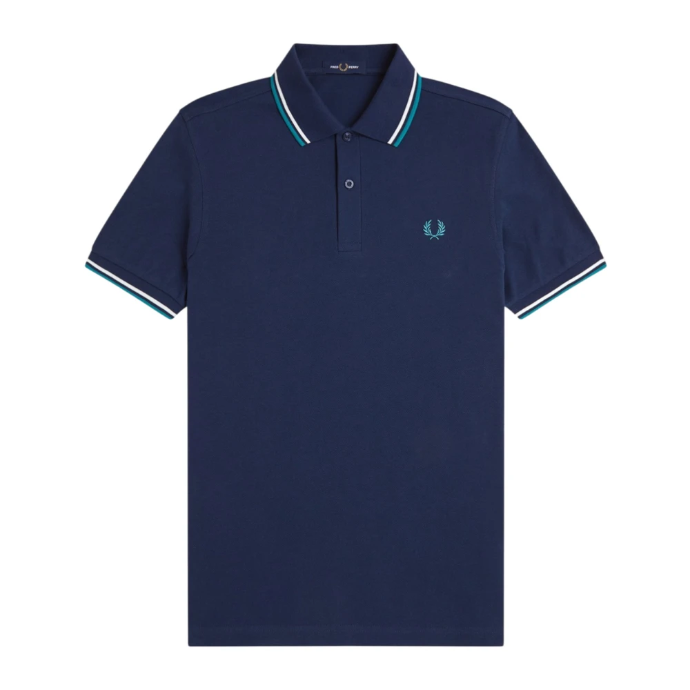 Fred Perry Men's Blue Polo Shirts, Xl, M3600 Shirt