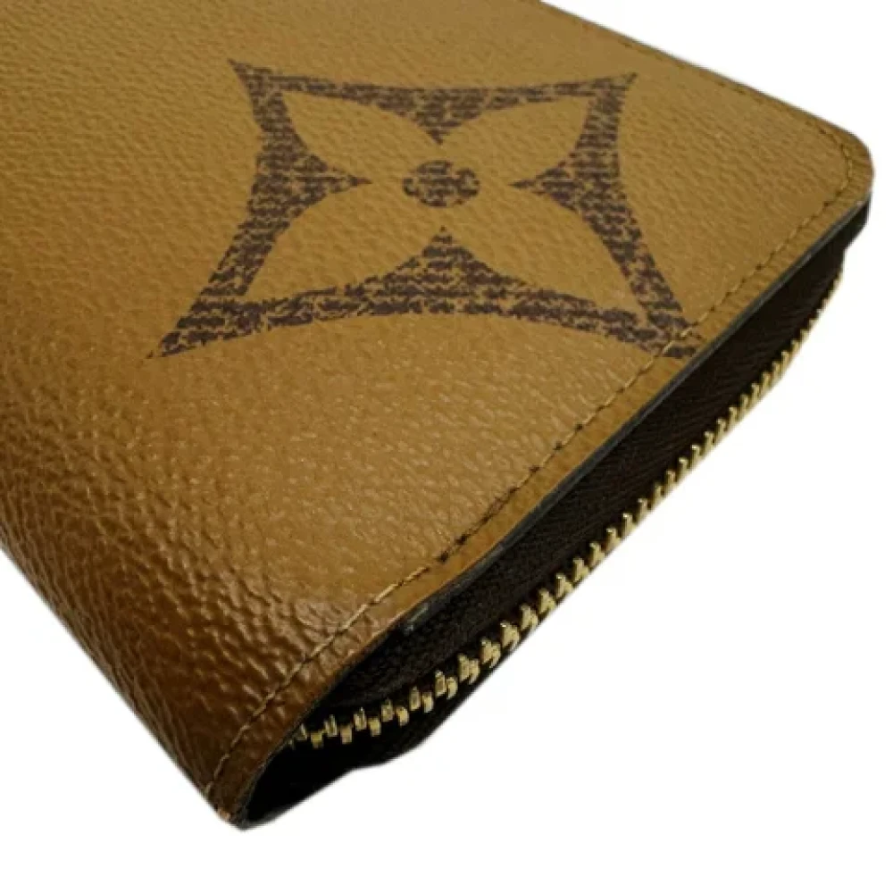 Louis Vuitton Vintage Pre-owned Fabric wallets Brown Dames