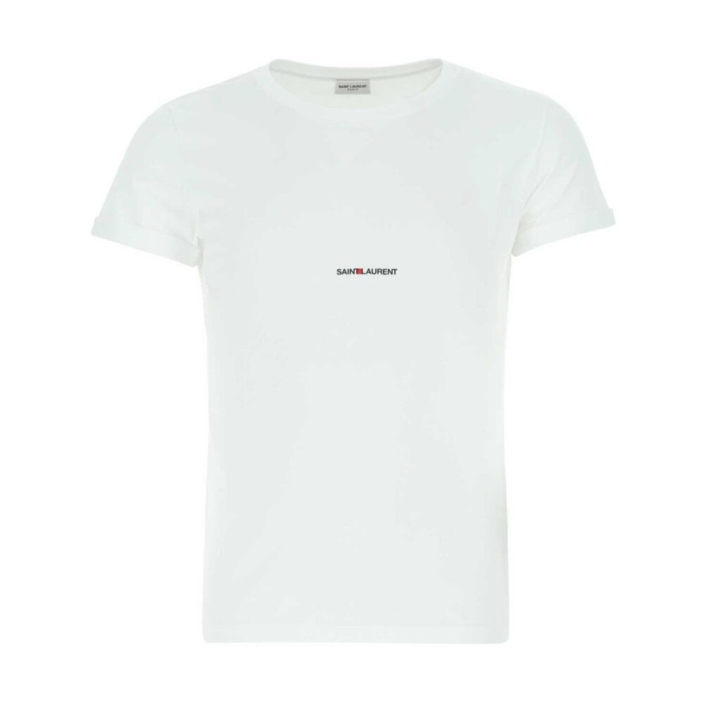 Tシャツ・カットソー SAINT LAURENT Men T Shirts 757294YBMV21000 Black Saint Laurent T-Shirt | Saint Laurent | YSL AT