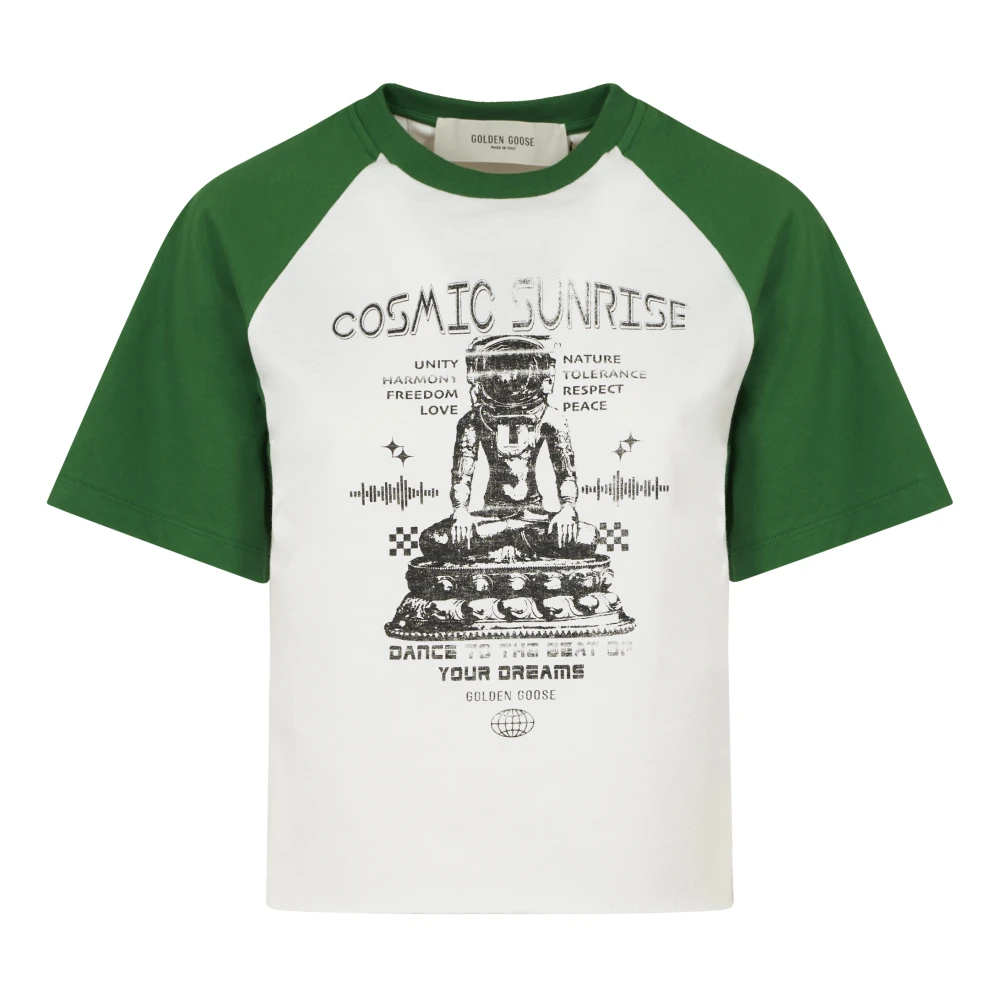 Golden Goose Journey Raglan T-shirt met Print Multicolor Dames
