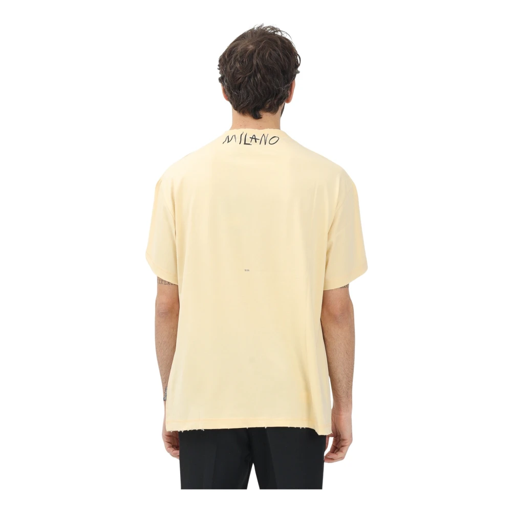 Just Cavalli Casual T-shirts en Polo's Yellow Heren