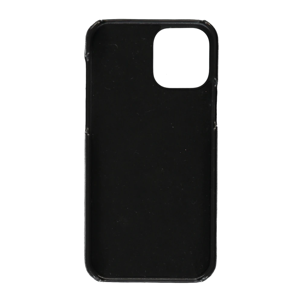 Ambush Metaal Leder Polyester iPhone 12 12Pro Hoesje Black Dames