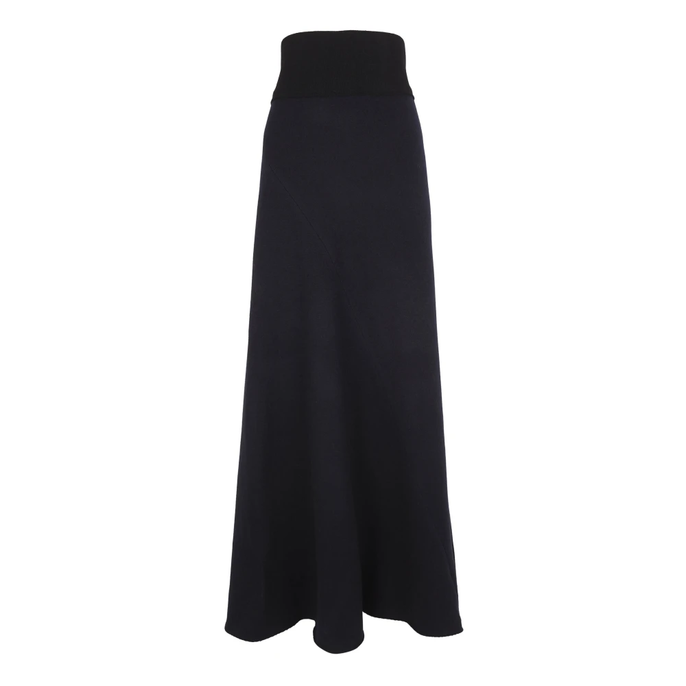 Cortana Women's Blue Avalon- Dark Long Skirt - Maxi Skirts - L - Skirts