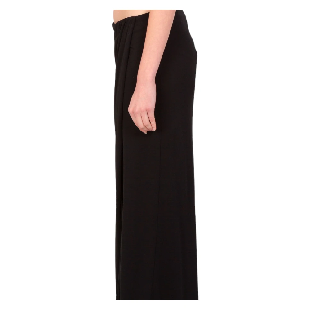 pinko Elegant Teroldego Crepe Skirt Black Dames