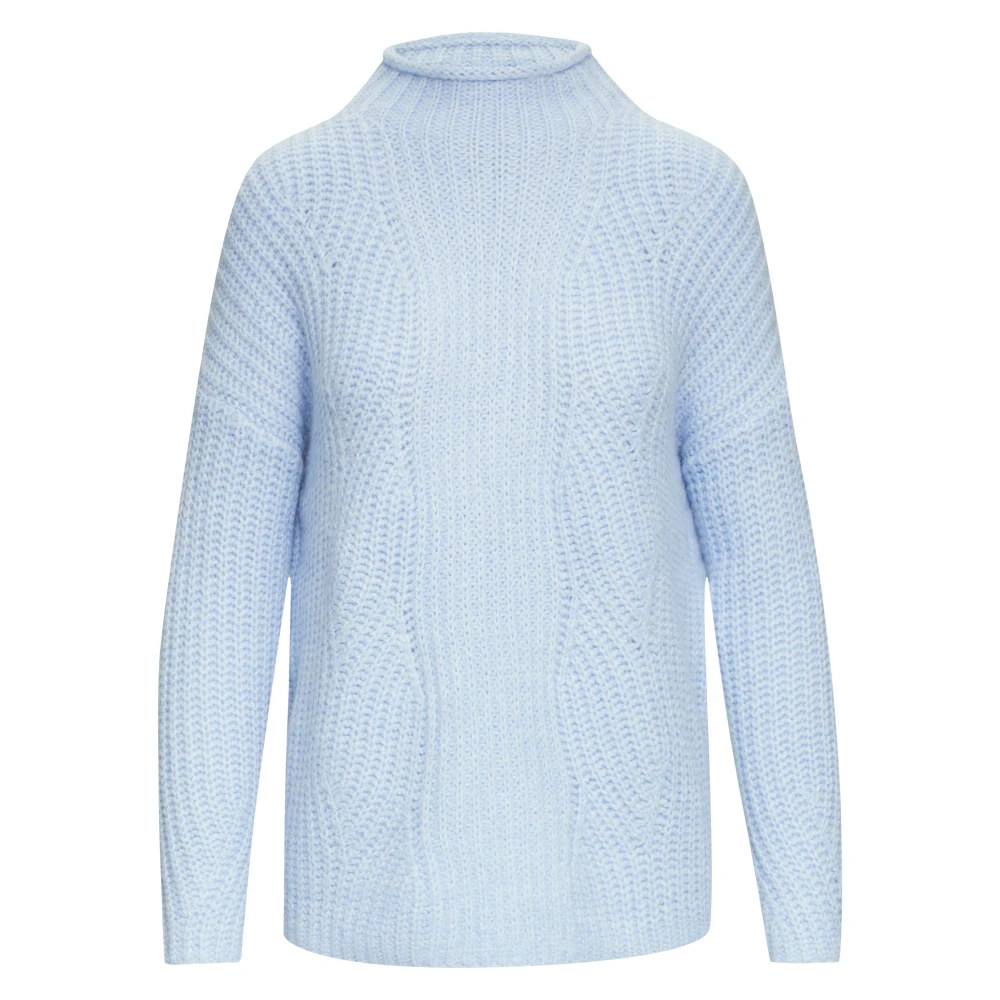 s.Oliver Alpaca Mix Relaxed Fit Sweater Blue Dames
