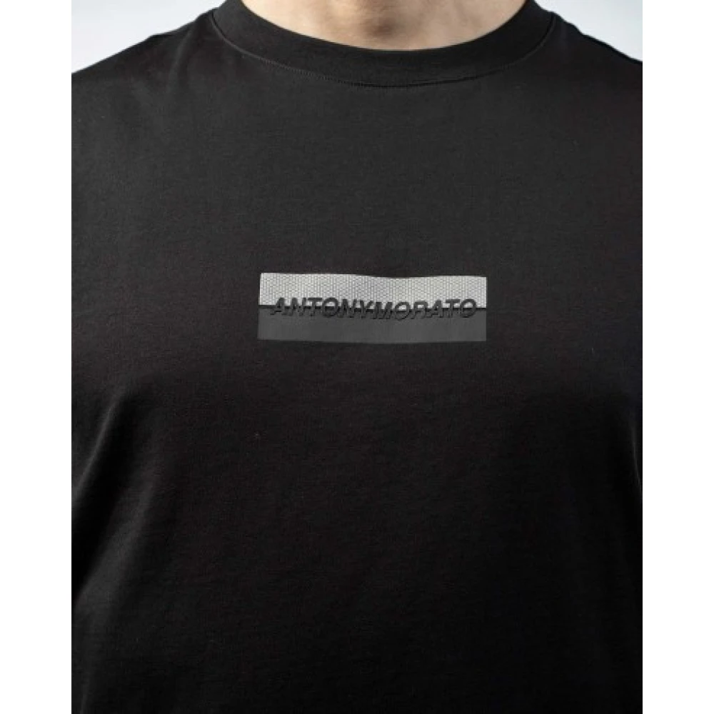 Antony Morato Heren T-shirt van katoen Black Heren