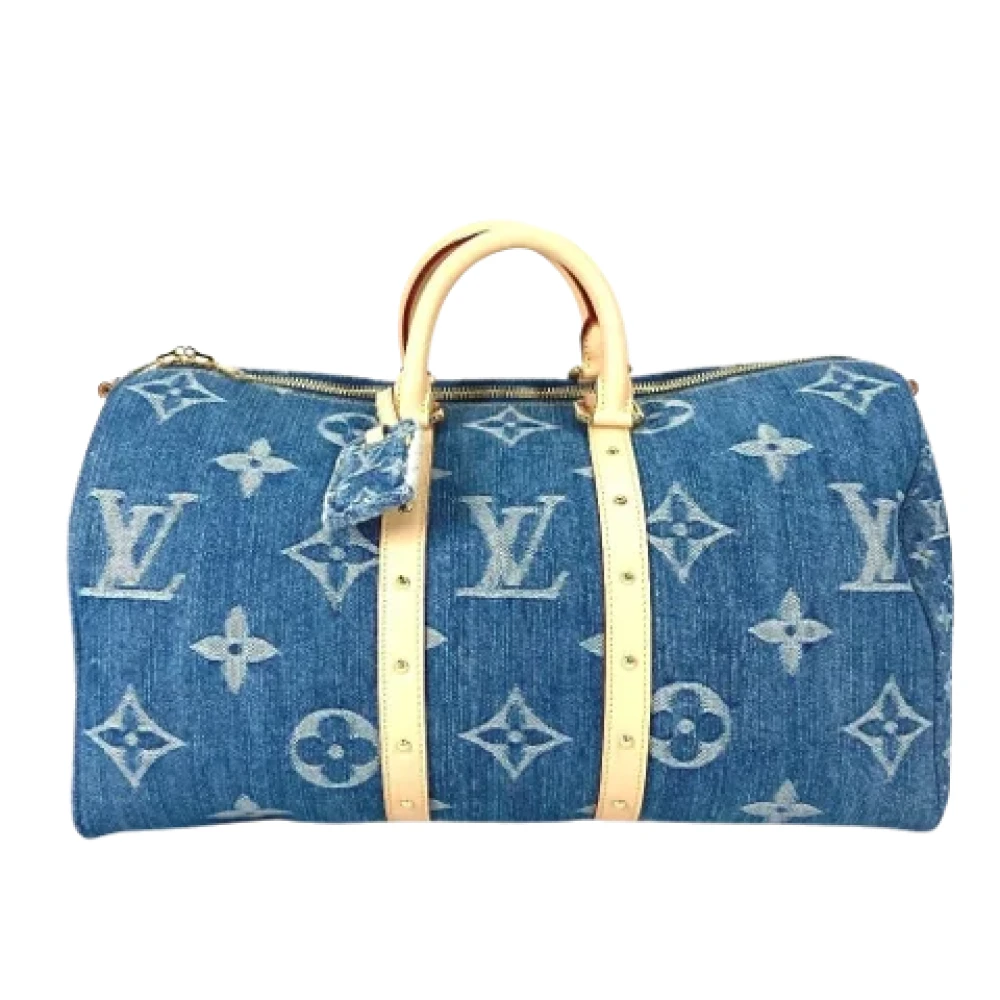 Louis Vuitton Vintage Pre-owned Denim louis-vuitton-bags Blue Dames