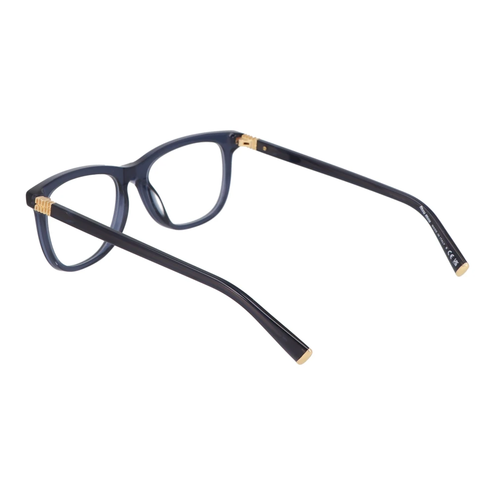 Miu Moderne vierkante montuur bril Blue Dames