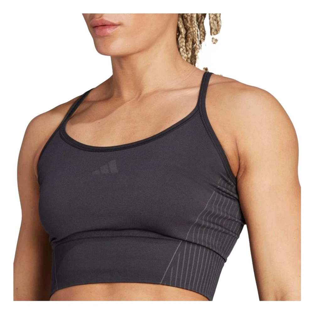 Adidas Aeroknit Top Black Dames