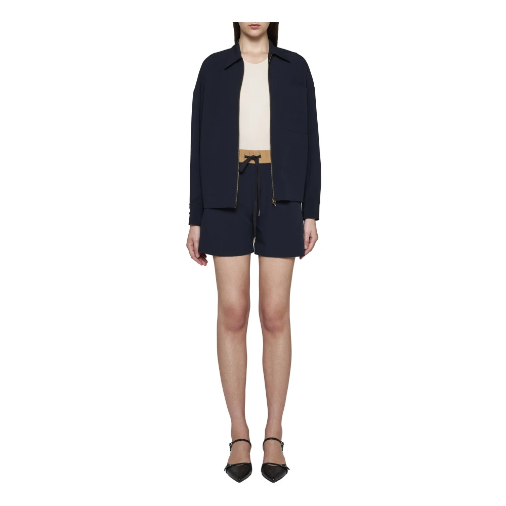 Blanca Vita Stijlvolle Shorts voor de Zomer Blue Dames
