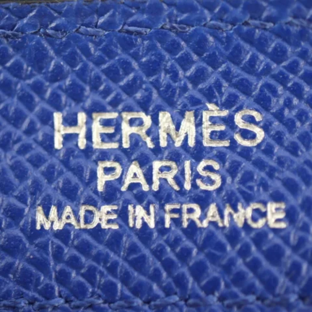 Hermès Vintage Pre-owned Fabric clutches Blue Dames