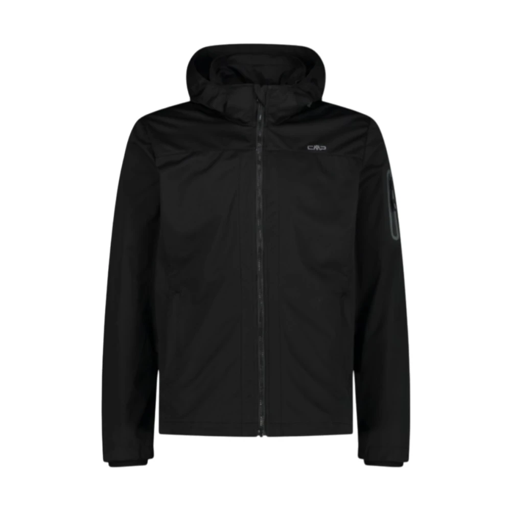 Cmp Mannelijk Zwart Fitness Heren, 3XL, Polyester, Light Softshell Jacket