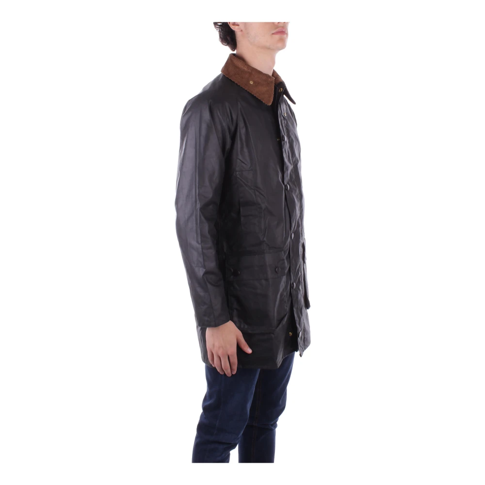 Barbour Heren Gewaxte Katoenen Jas Green Heren