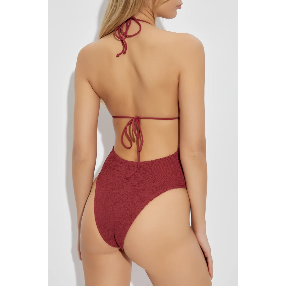 Bond-Eye Badpak met kralen Fowler Red Dames