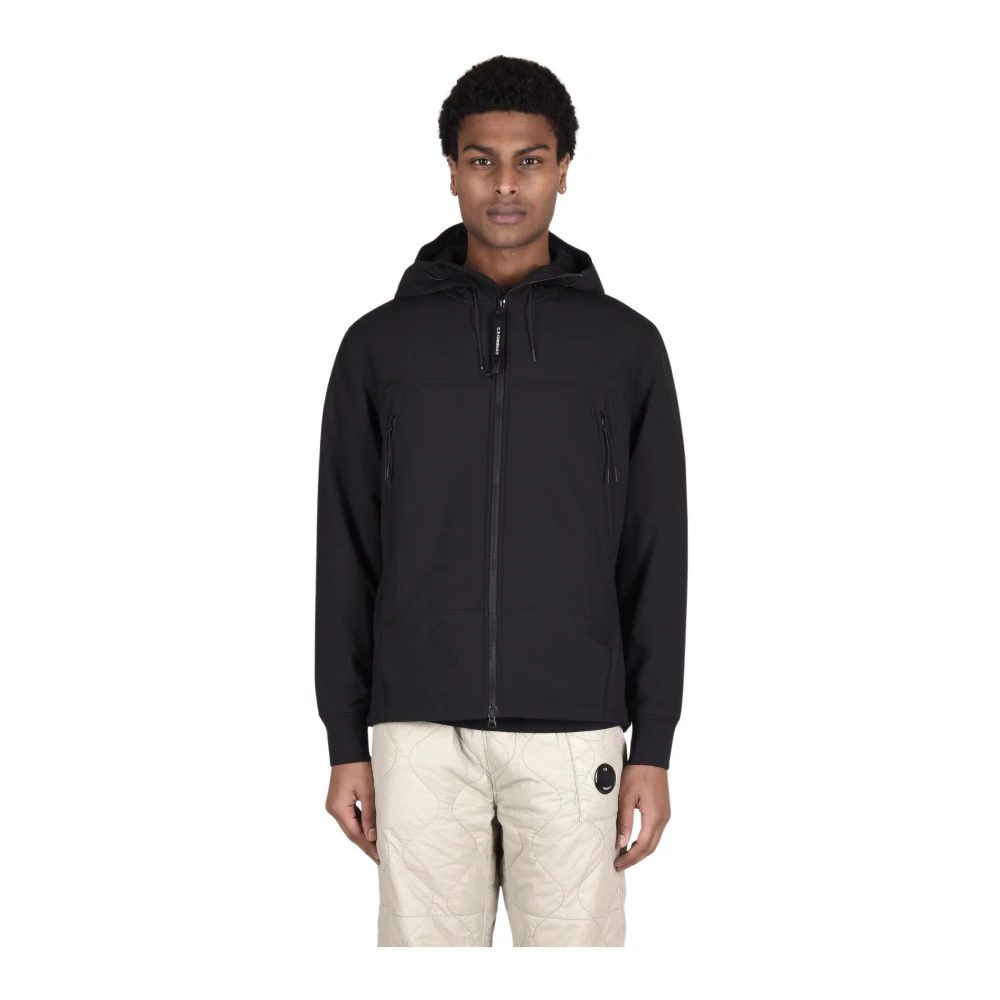 C.P. Company Stijlvolle Jas 94% PL 6% EA Black Heren