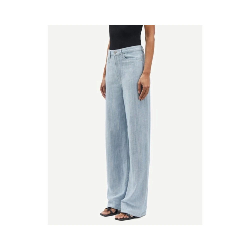 Samsøe Flared Shelly Breeze Denim Jeans Blue Dames