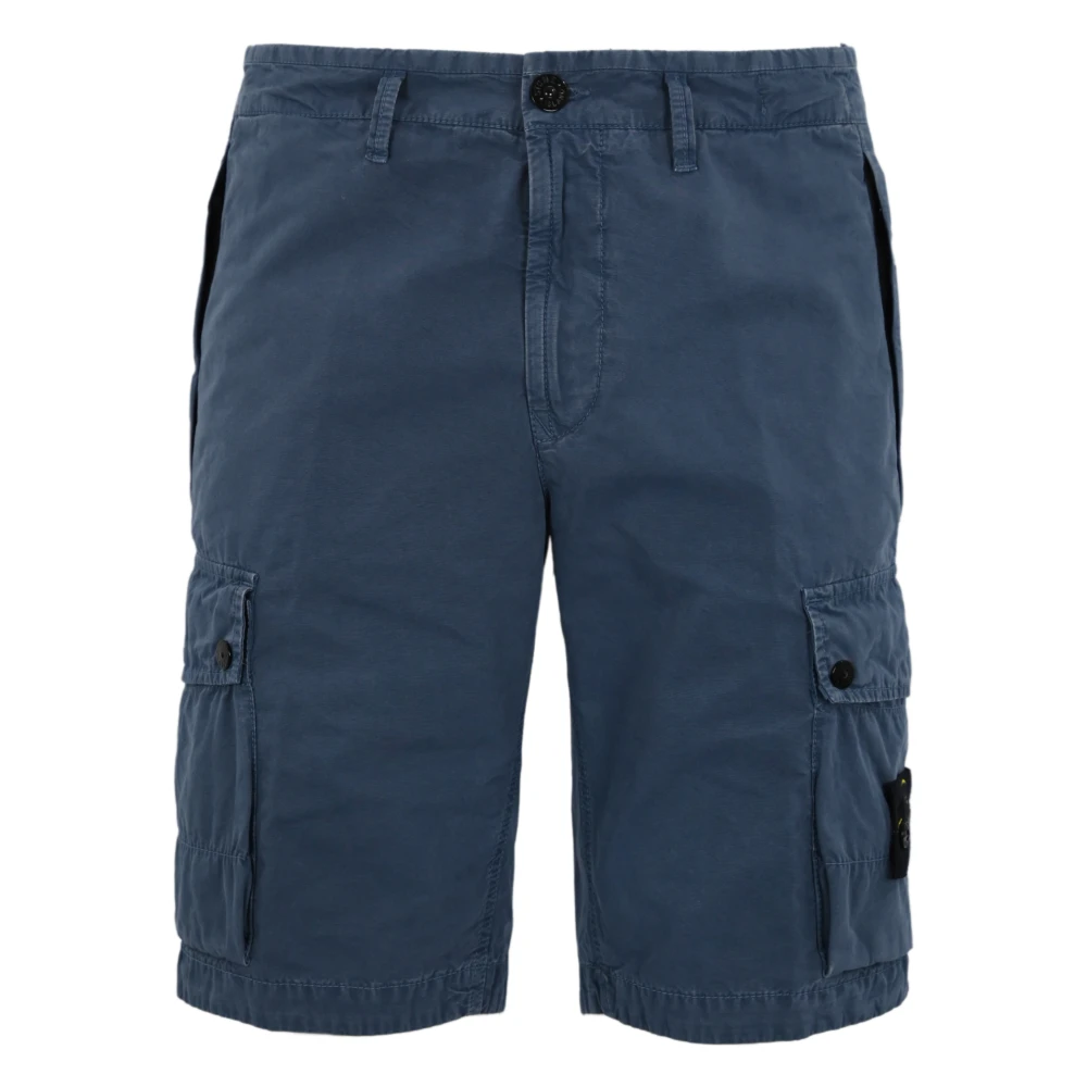 Stone Island Casual Shorts Blue Heren