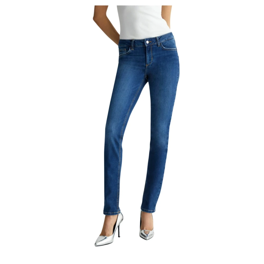 Liu Jo Bottom-Up Broek Blue Dames
