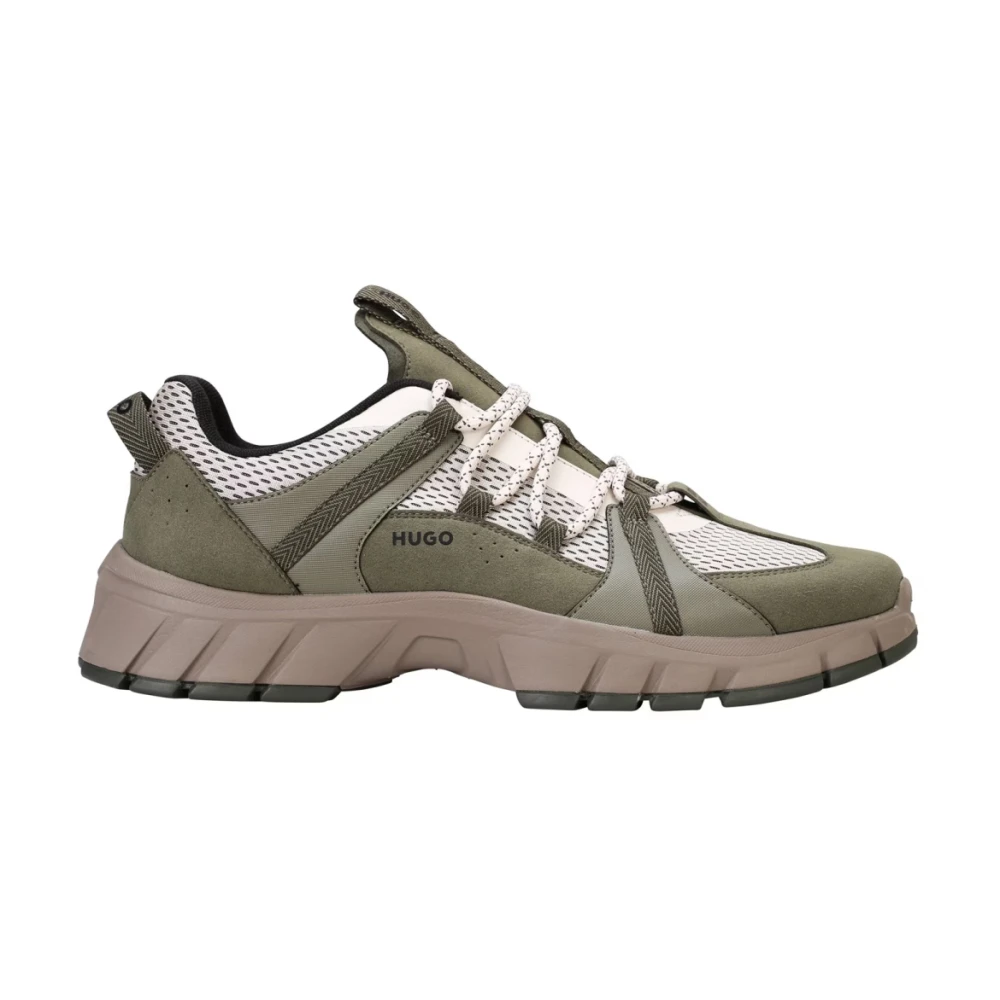 Hugo Donker Runner Sneakers Heren Schoenen Veelkleurig Multicolor