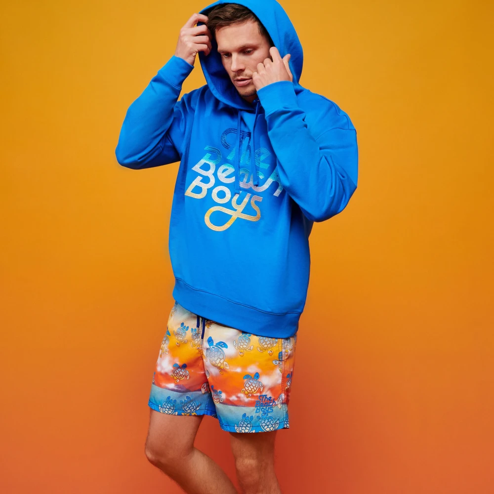 Vilebrequin Zwemkleding met zonsondergang schildpad print Multicolor Heren