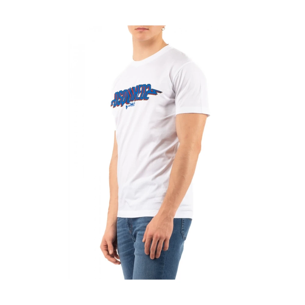 Dsquared2 Casual Katoenen T-shirt White Heren