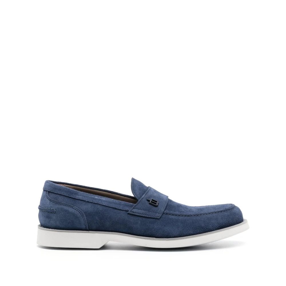 Baldinini Blue Man Mocassins - Male - Loafers - 9 Uk - Shoes