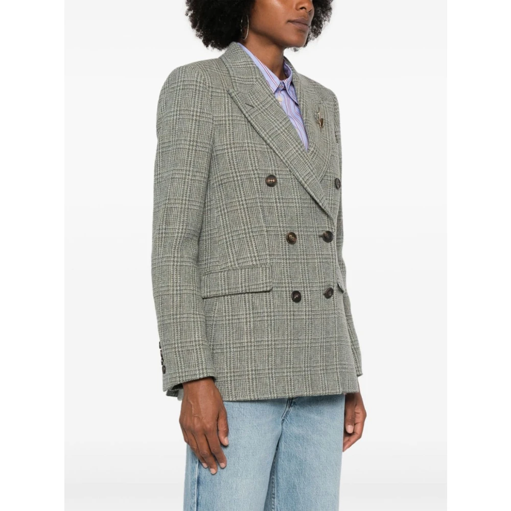 Golden Goose Grijze wollen blazer Gray Dames