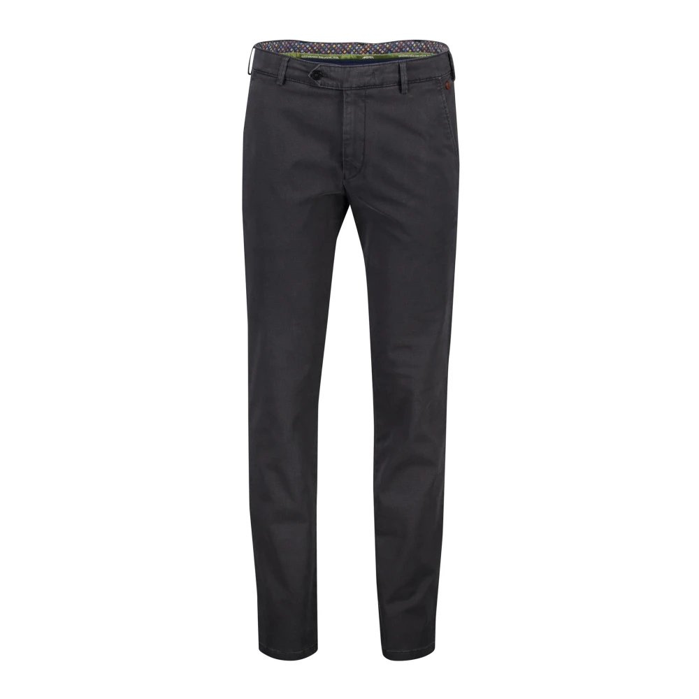 Meyer Katoenen Grijze Broek Gray Heren