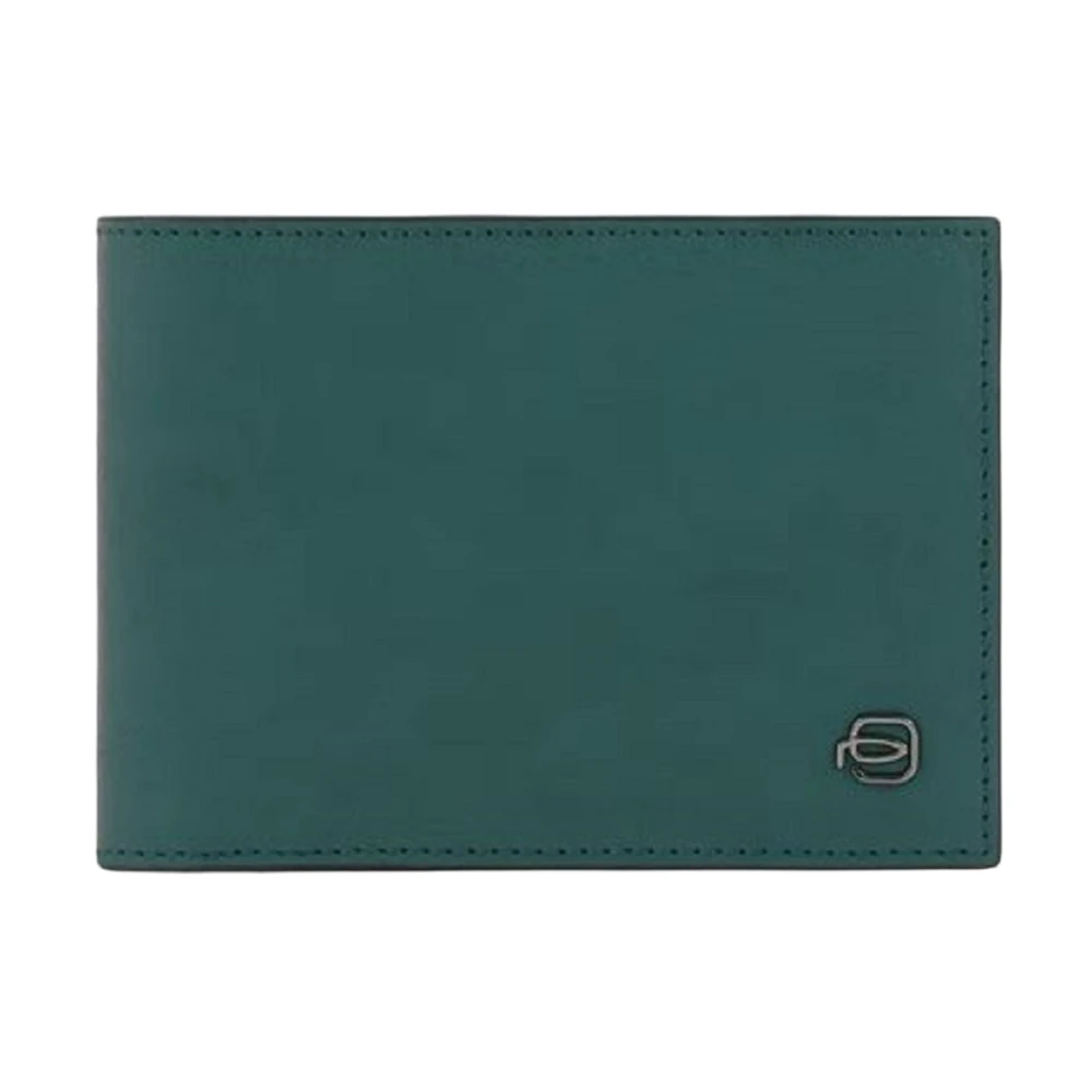 Piquadro Men's Green Wallet With Docut Holder