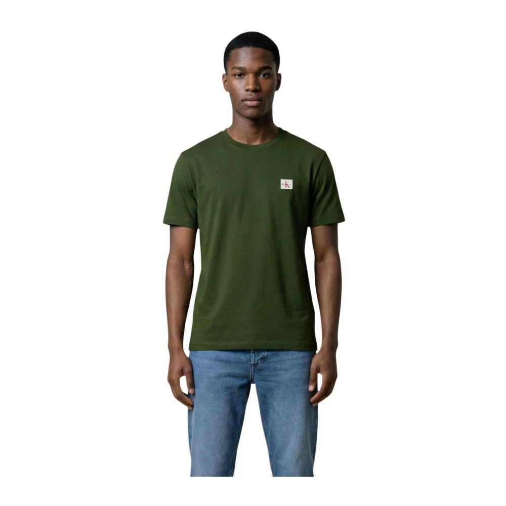 Calvin Klein Jeans Green Cotton T-Shirt - IT44 | S - Image 3