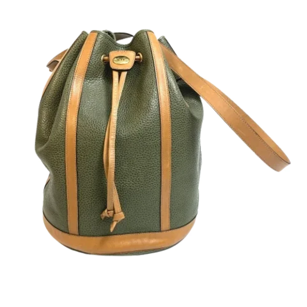 Dior Vintage Pre-owned Leather dior-bags Green Dames
