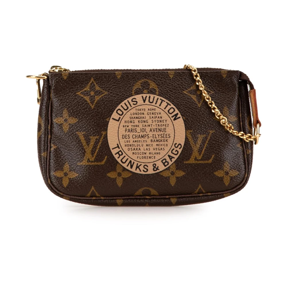 Louis Vuitton Vintage Women's Brown Pre-Owned Mini Pochette Accessoires