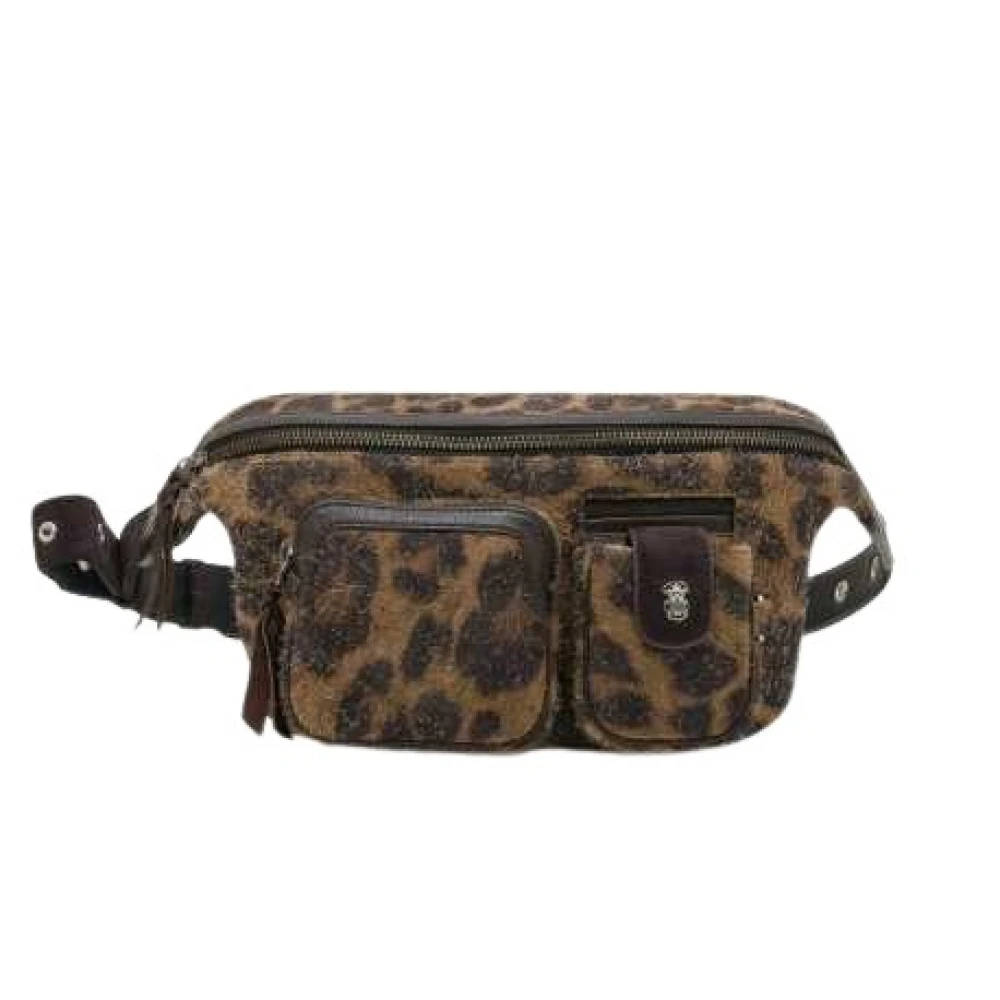 Claris Virot Luipaard Heuptas Crossbody Stijl Brown Dames
