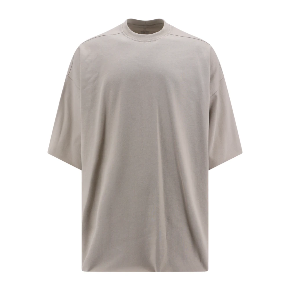 Rick Owens Oversize T-Shirt van Biologisch Katoen Beige Heren