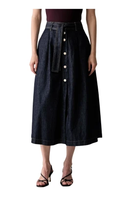 Lång Denimkjol