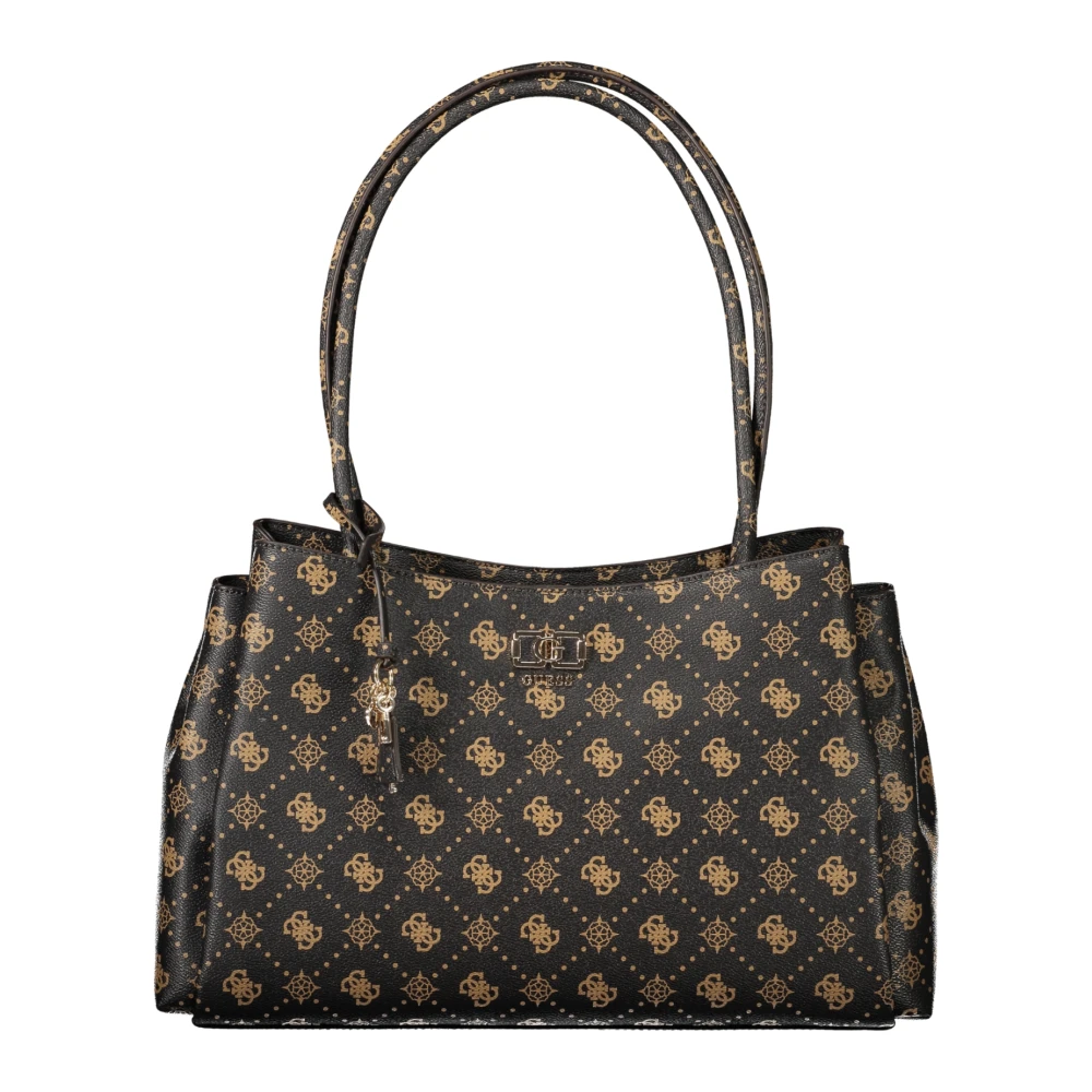 Guess Women's Brown Shoulder Bags, One Size, Emelie Logo Bag
