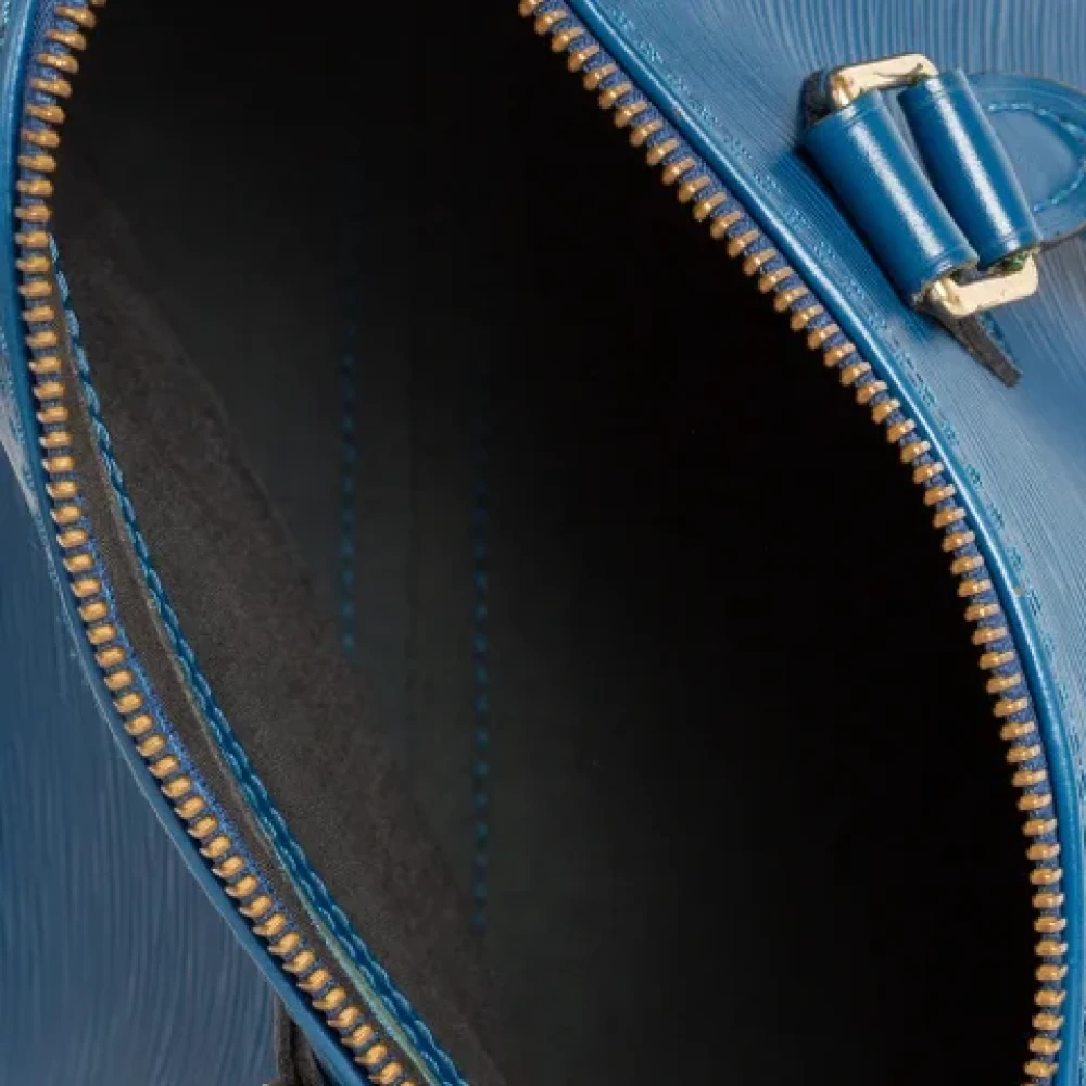 Louis Vuitton Vintage Pre-owned Leather handbags Blue Dames