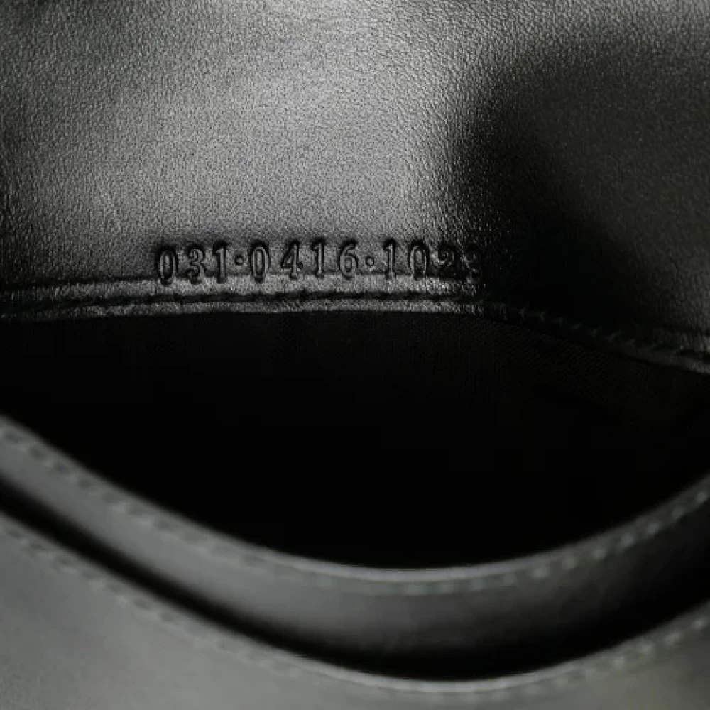 Gucci Vintage Pre-owned Leather home-office Black Dames